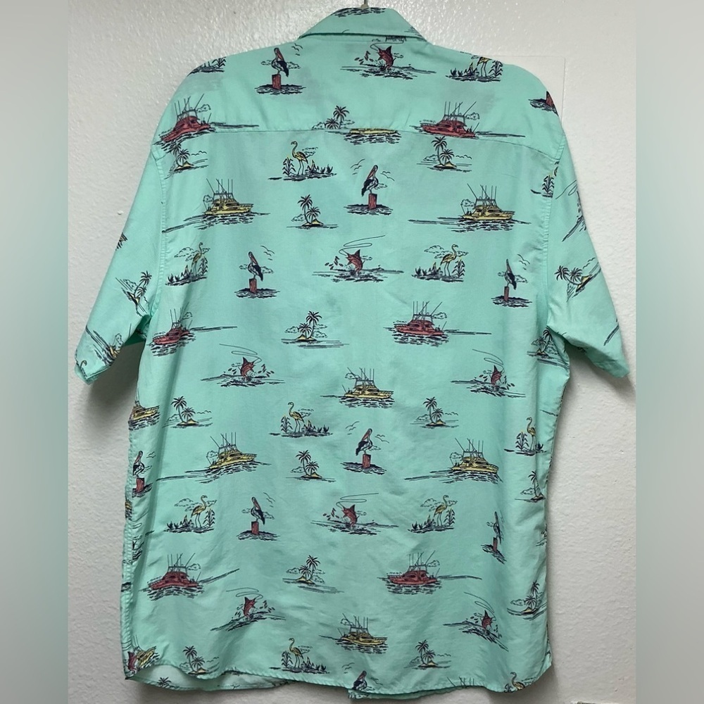 Gulf Untucked Men’s Airplane Print Hawaiian Shirt - Picture 5 of 5